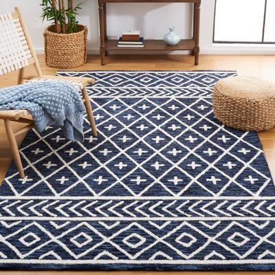 SAFAVIEH Handmade Metro Ibbine Moroccan Boho Wool Rug