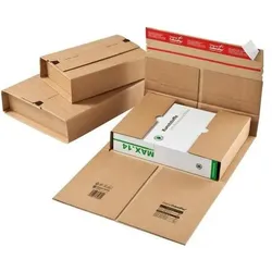 Dinkhauser Kartonagen, Versandkarton + Versandbox, Dinkhauser 20 ColomPac Buchverpackungen Versandverpackungen 28.0 x 18.5 8.5 cm (20 Stk.)
