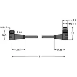 Turck Aktuator- u. Sensorleitung HT-SWKP4- #8039981