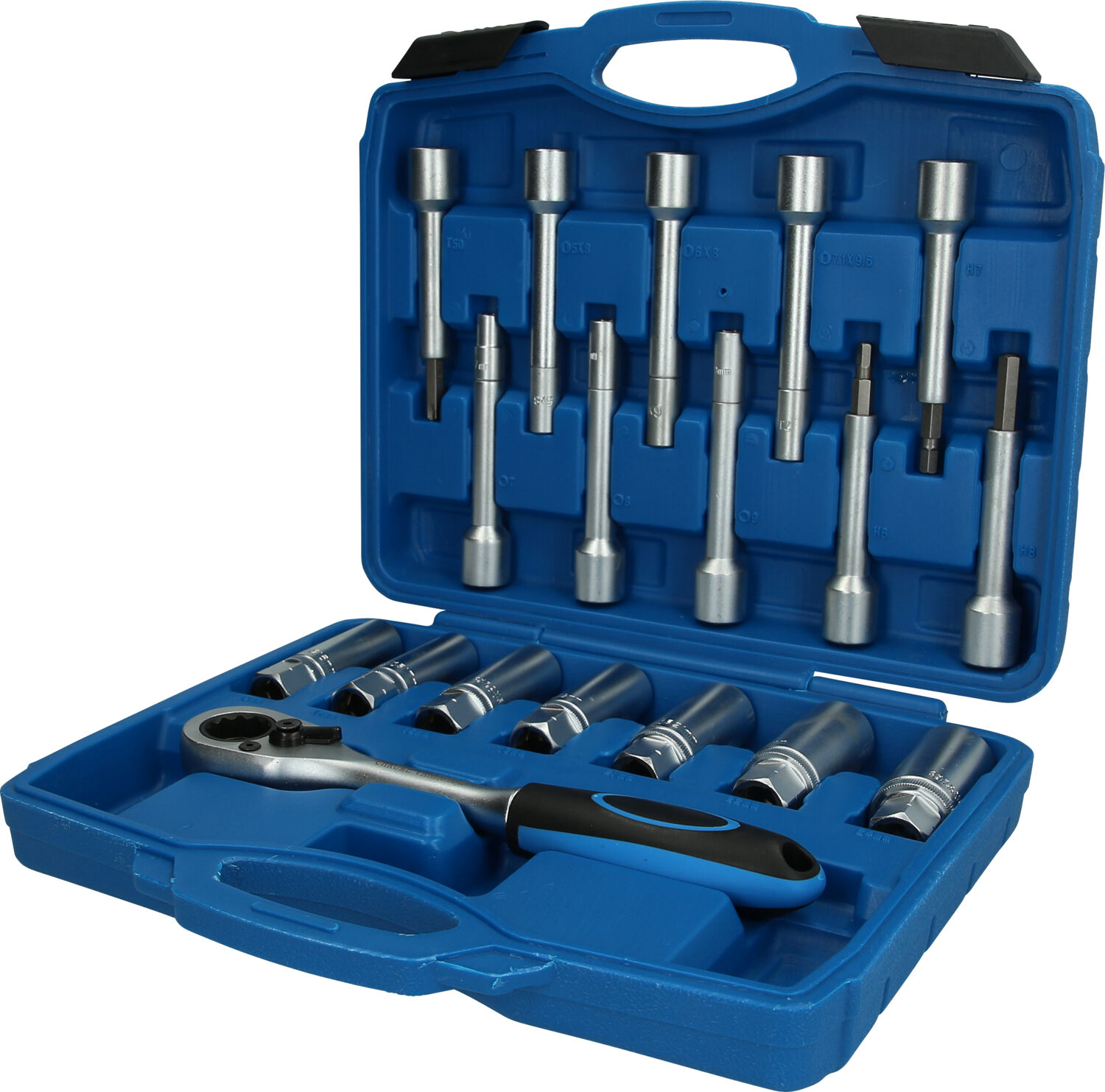 Brilliant Tools Werkzeugsatz, Stoßdämpfer-Kolbenstange Stoßdämpfer-Werkzeug-Satz, 18-Tlg Bt651250