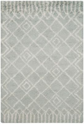 SAFAVIEH Handmade Casablanca Shag Santina Tribal Wool Rug