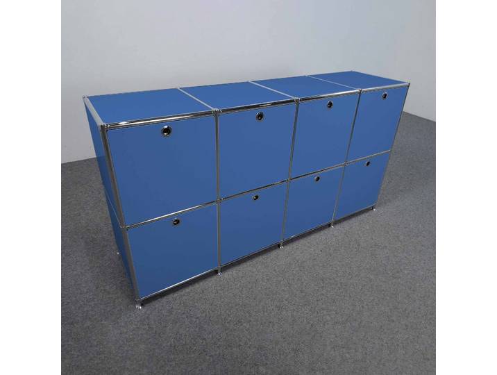 Sideboard System4 152.0 x 40.0 cm, Blau, Neu - Ideal für zeitloses Design