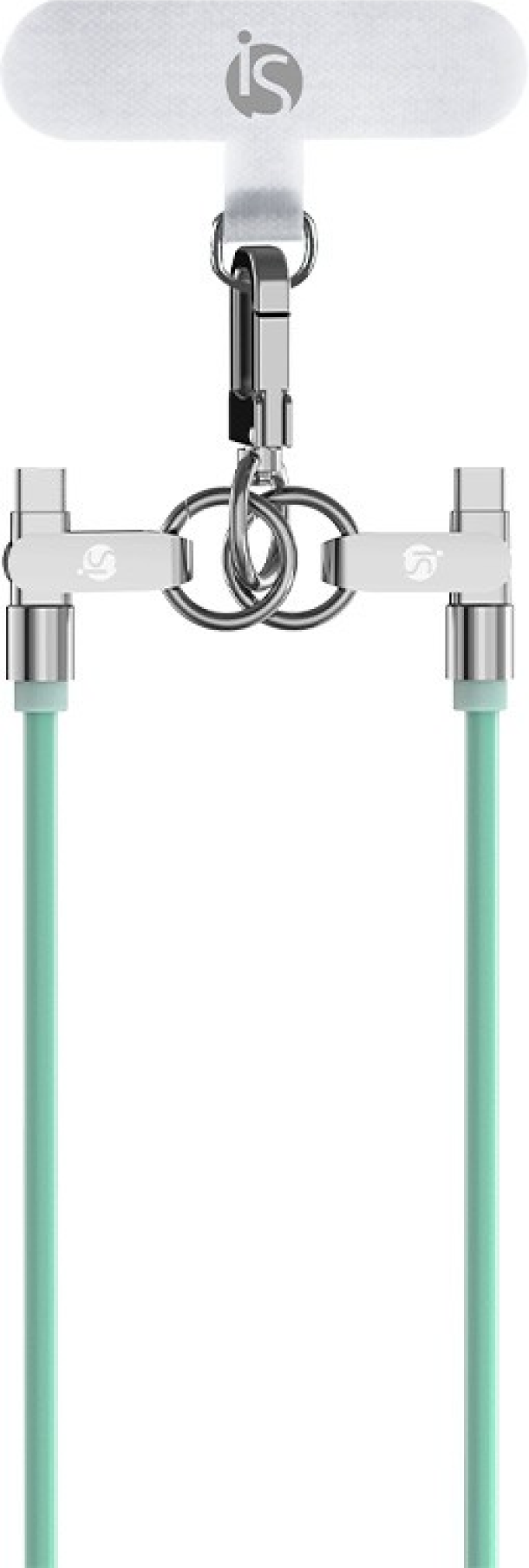 iS Cordão de Silicone com Carregamento USB-C USB C USB C - Jade