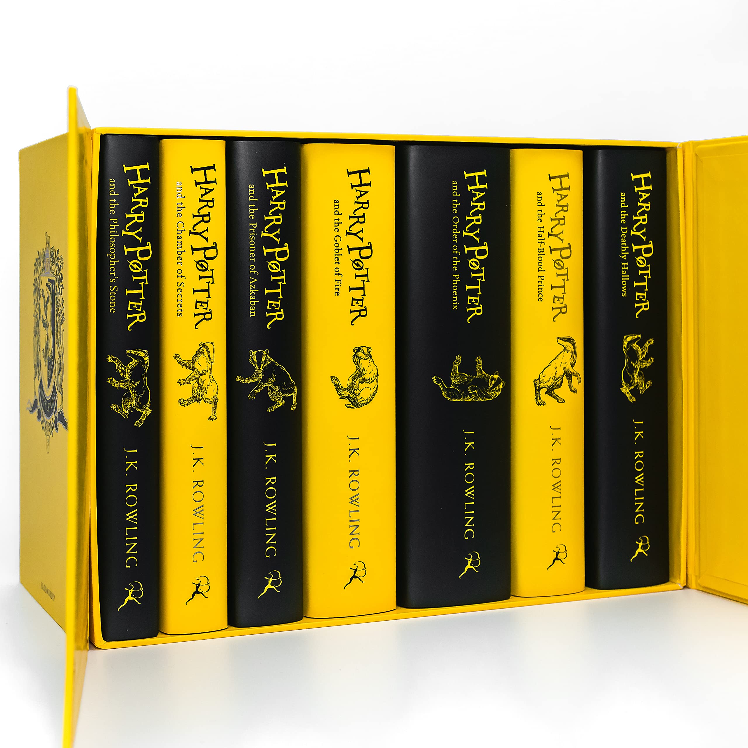 BLOOMSBURY CHILDRENS BOOKS Harry Potter Hufflepuff House Editions Hardback Box Set: J.K. Rowling - Hardback Box Set