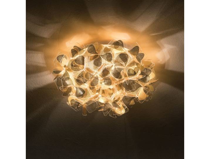 Clizia Plafonnier/Applique Murale Mama Non Mama Mini Gold - Slamp Clizia Mama Non Mama - Salon / séjour - Design - Plastique - Rond