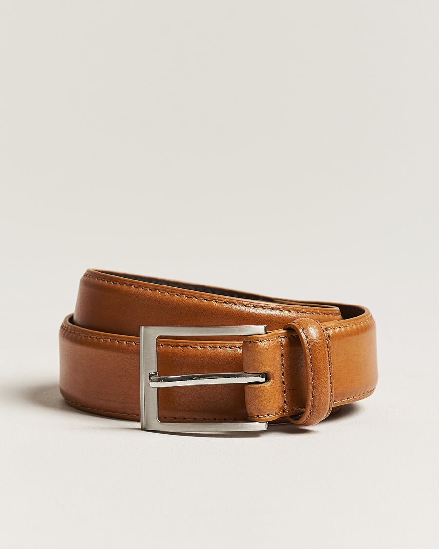 Loake Shoemakers Philip Leather Belt Tan men 105 Brun