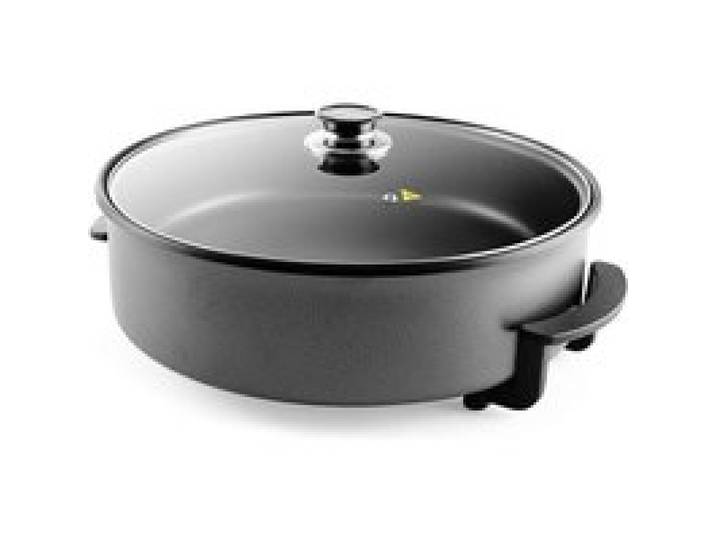 Orbegozo Cocotte électrique 40 cm 1500 W revêtement antiadhésif thermostat réglable couvercle en verre