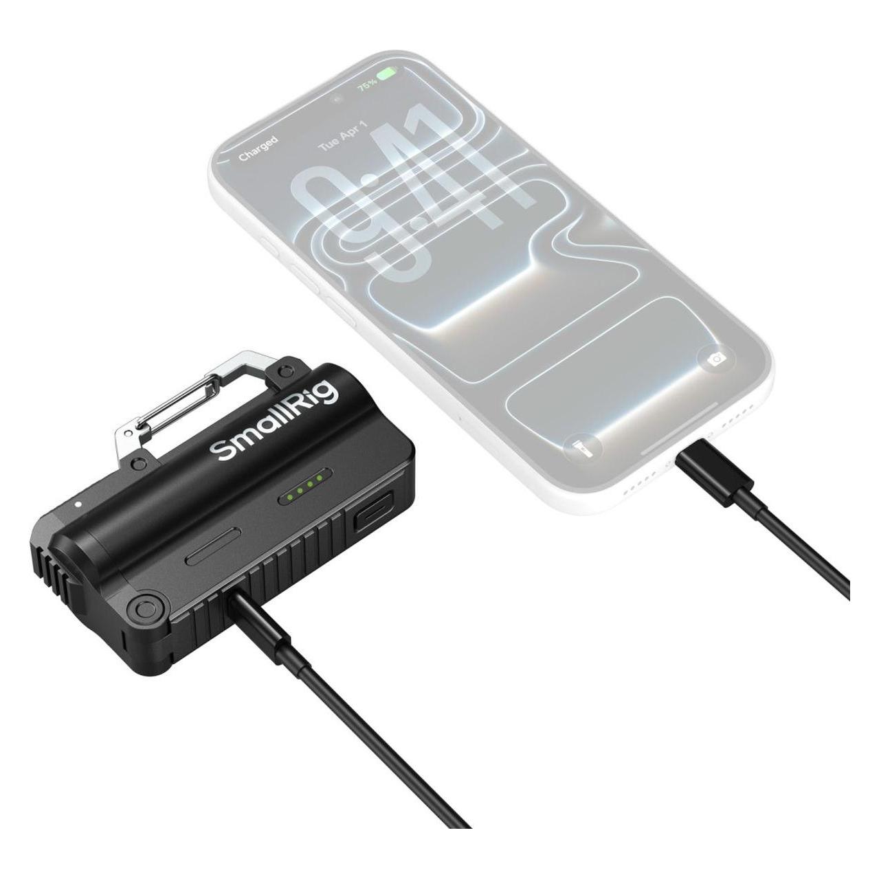 SmallRig 6091 10000mAh Battery and Charger Kit for 21700 Battery (Black) (Kamera Akku, Kamera Akku Ladegerät) (6091)