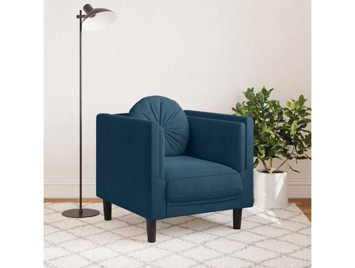 Best2026@velours Fauteuil Relax SHIELDPRO® - Siège maximal: 110 kg - Fauteuil avec coussin bleu - pour salon4907