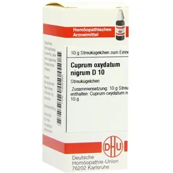 Cuprum Oxydatum Nigrum D 10 Globuli 10 g