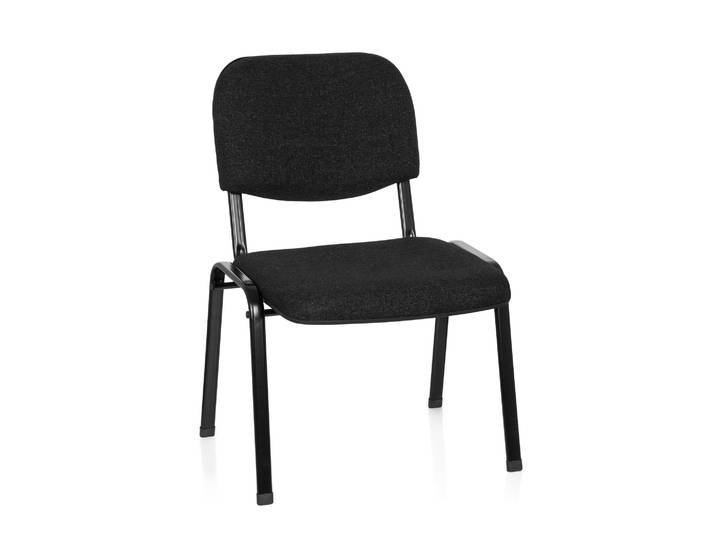 Chaise De Conférence / Chaise Visiteur / Siège Xt 600 Xl Gris Hjh Office