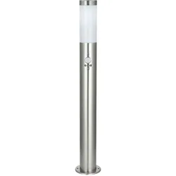 LED 7 Watt Außen Leuchte Edelstahl Steh Lampe IP44 Beleuchtung Bewegungsmelder Licht