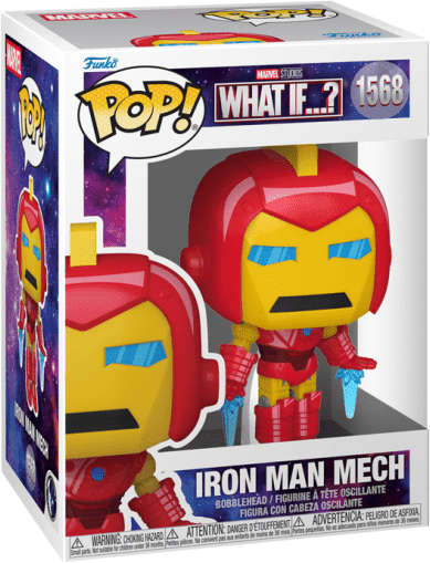 Funko Pop! Vinyl - What If - Iron Man Mech, Marvel Action Figure, 4.9 inches tall, Funko