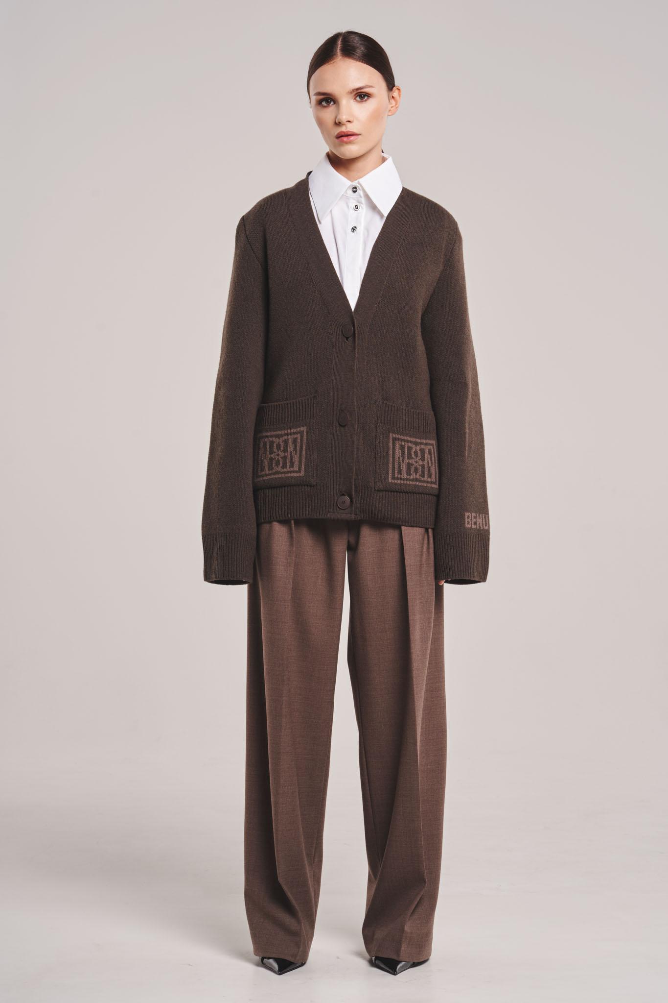 BENU Brauner Damen Cardigan