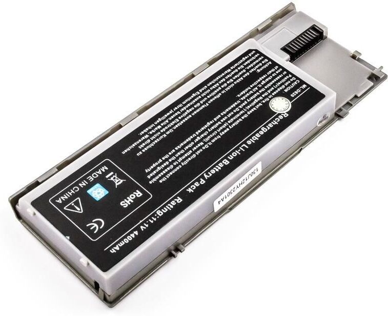 CoreParts MBI1687 Replacement Battery for Dell Latitude D620 / D630 / D631, 11.1V 4400mAh 6-Cell Li-ion, Grey