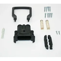 REMA Dose Euro Din 160A Kupplung 50mm2 (Griff, Kodierstift grau, Hauptkontakt, Zugentlastung)