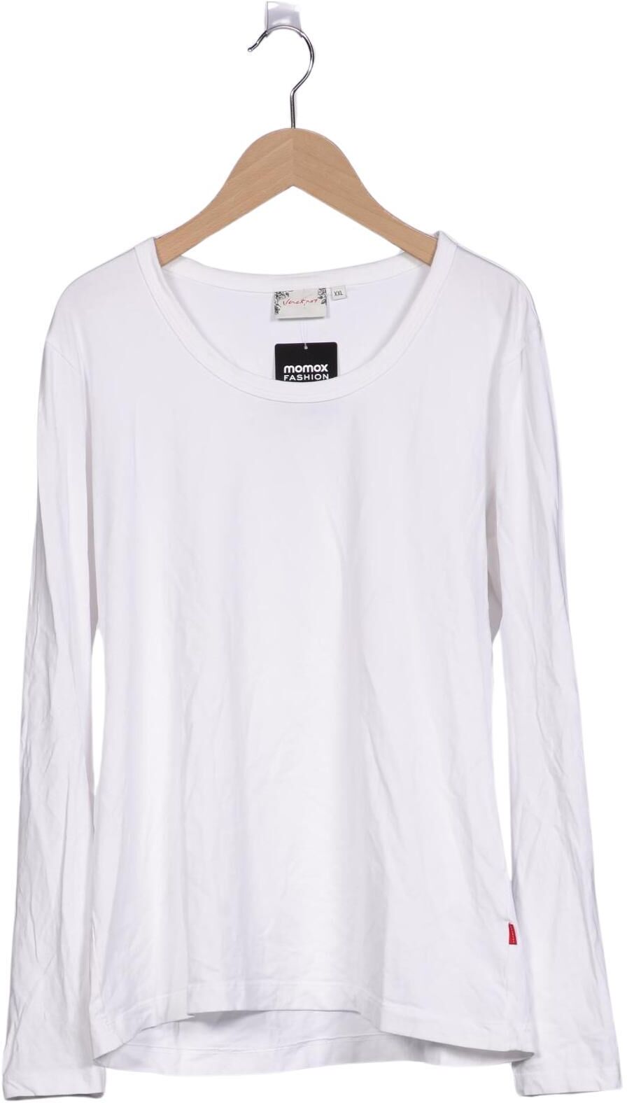 Jackpot Damen Langarmshirt, Weiß, Gr. Xxl, Elasthan / Baumwolle - Second Hand