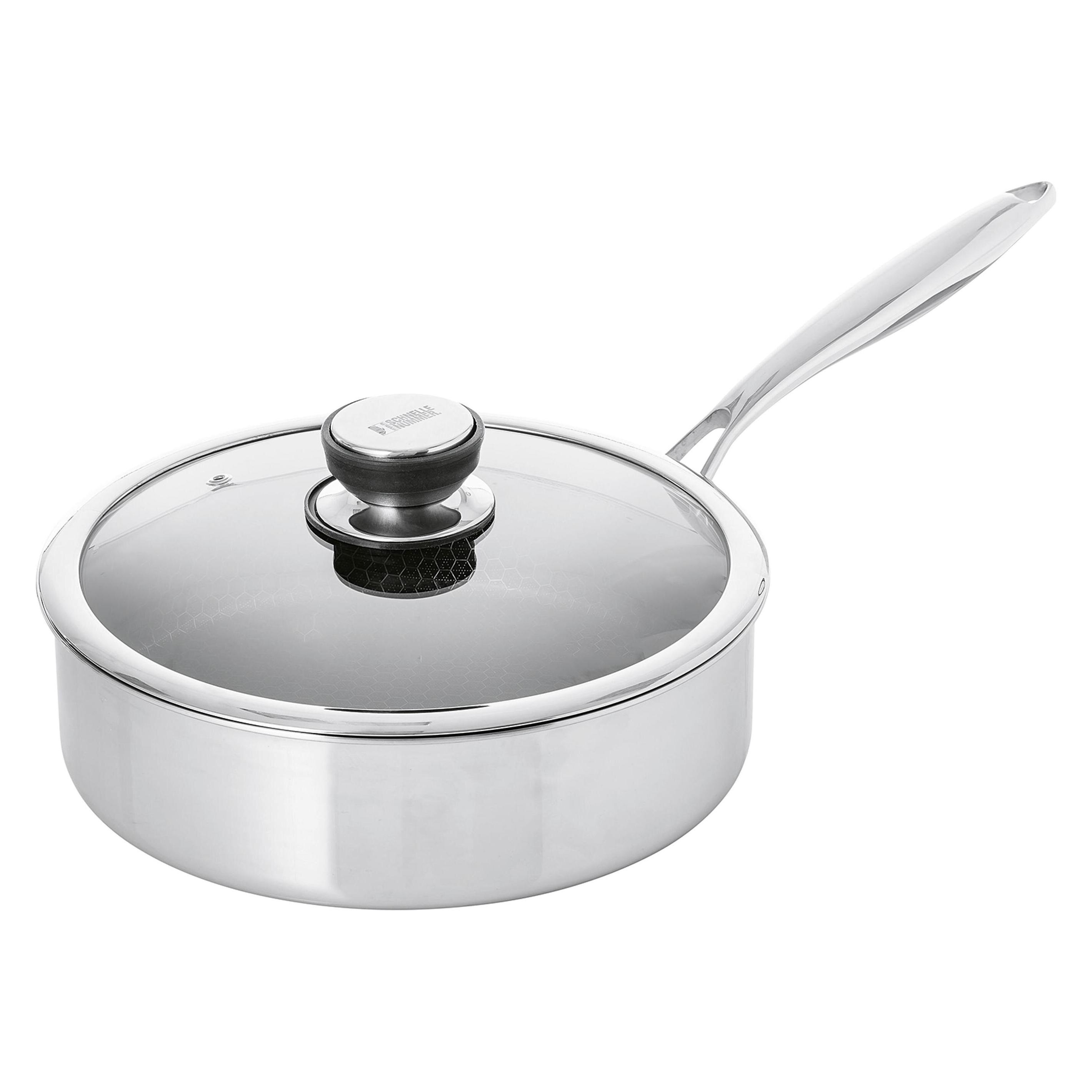 Just Vegan HSN Schmorpfanne m.D.26cm (Bräter + Schmortopf, Edelstahl, 26 x 13 cm) (JUST VEGAN)