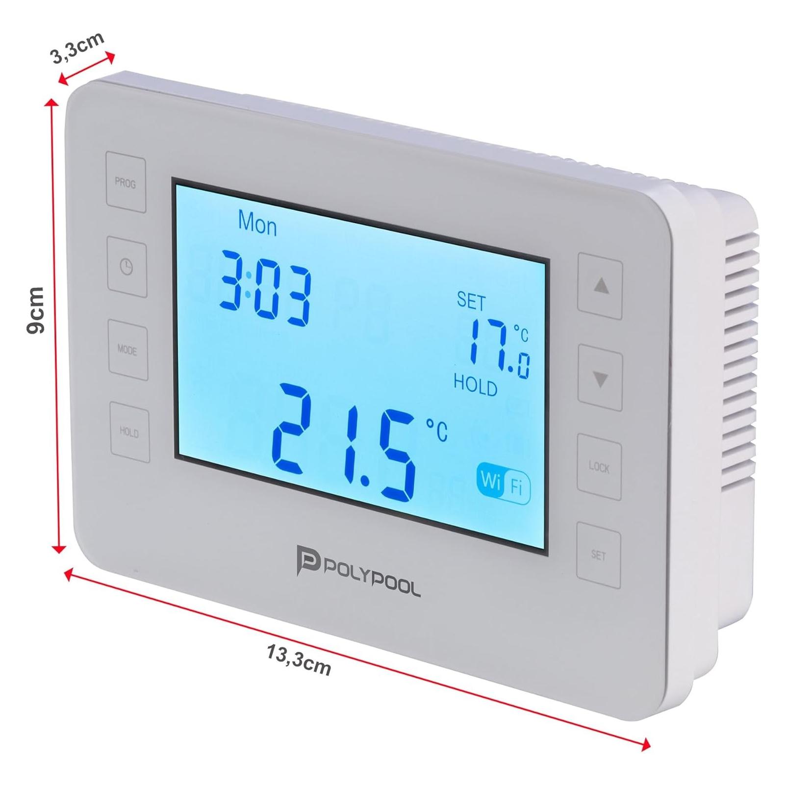 Poly Pool Termostato Digitale Intelligente Wifi Programmabile (PP1471)
