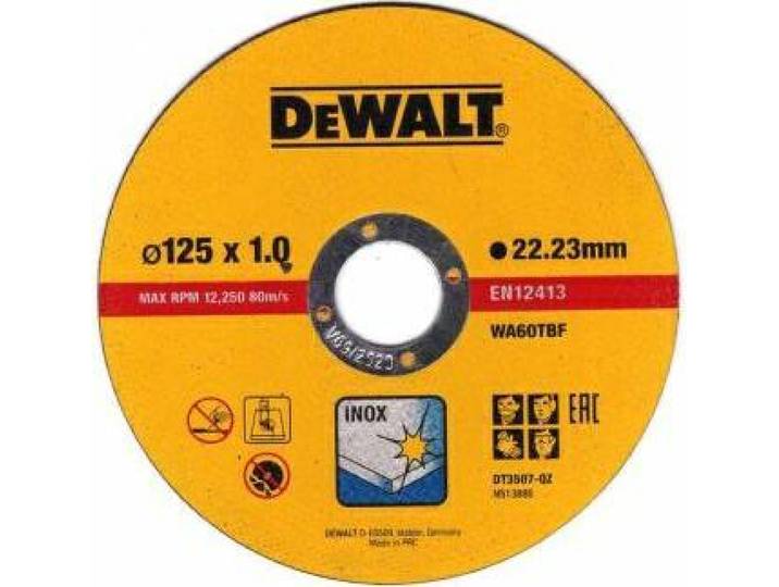 Disque Dewalt Metall 125x1.0mm /10pcs boîte métal