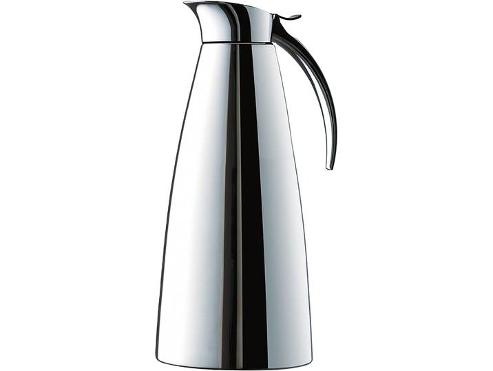 Isolierkanne EMSA Eleganza , silber (silberfarben), 1,3 l, Edelstahl, Kannen, Isolierkanne