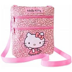 Hello Kitty Hello Kitty Tasche – Mädchen Handtasche Teenager Tasche mit Reißverschluss und Schultergurt