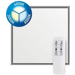 Kab24, Tischlampe, LED Panel 62 x 62cm 40W 3600 L per App Steuerbar dimmbar 3000K 4000K 6000 K flimmerfrei CRI 90