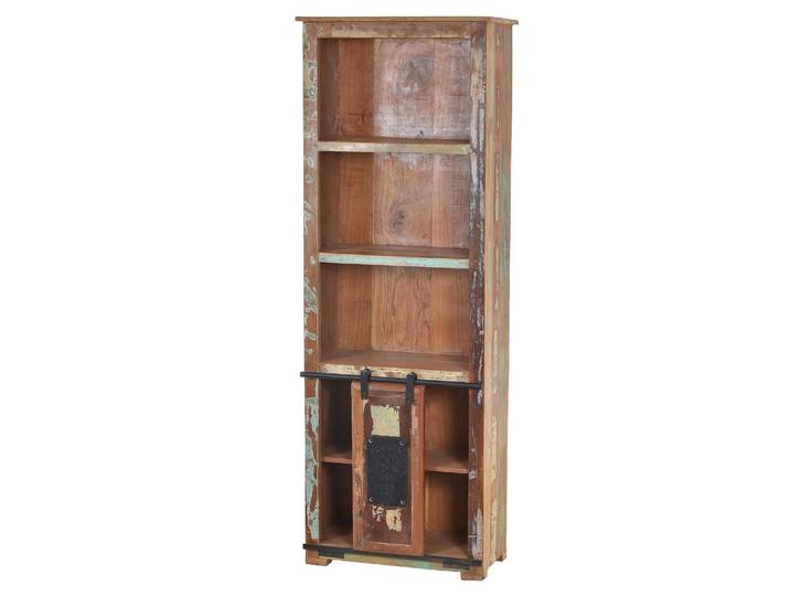 SIT Möbel JUPITER Bücherregal recyceltes Altholz mit Metall