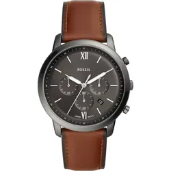 Fossil Quarz / Chronograph Smoked Amber FS5512 - Gray,braun - 44mm