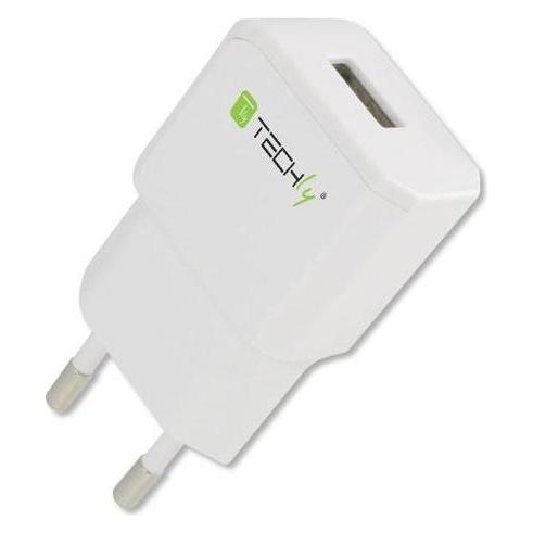 Techly Slim USB Charger, 5V 2.1A (10.50 W, 2 Ports) (IPW-USB-21EC)