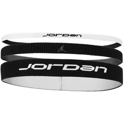 3er Pack NIKE Jordan Elastic Sport Mixed Width Haarbänder 036 - black/white/black