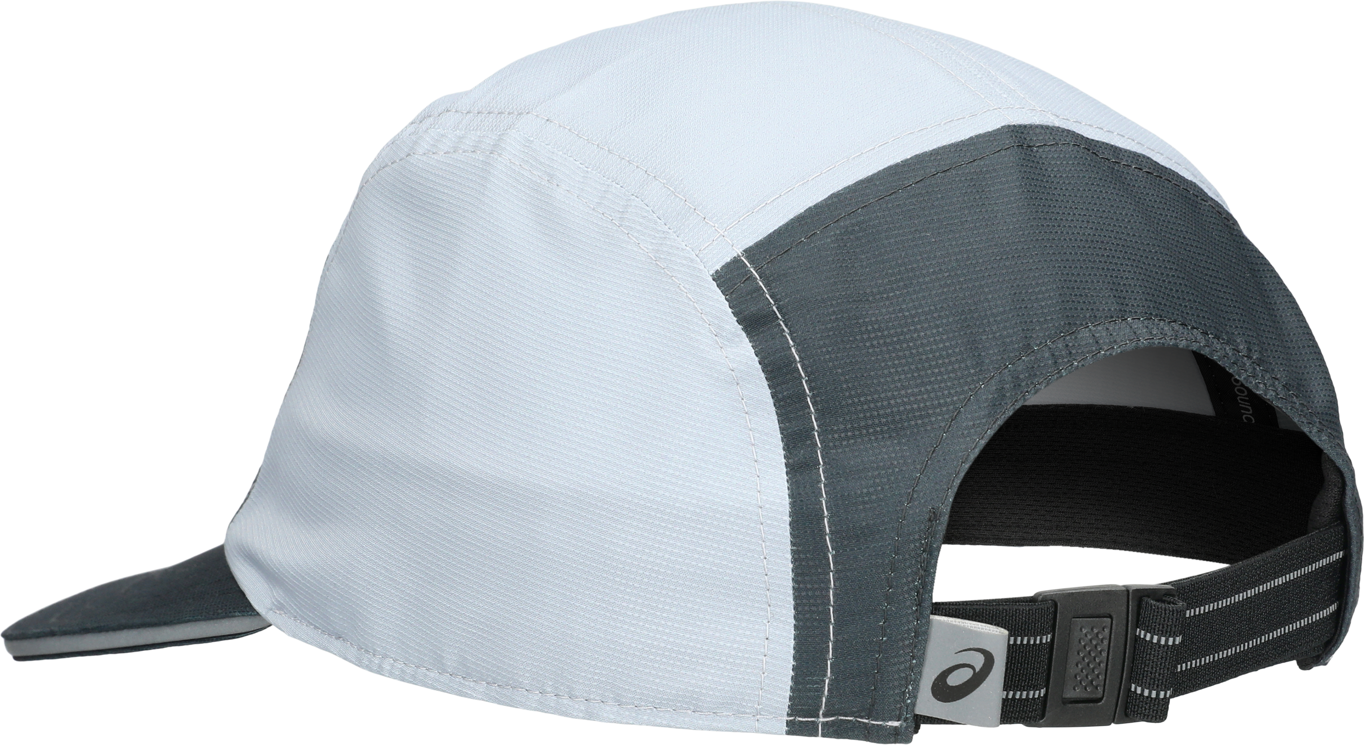Baseball Cap ASICS "ASICS TRACK CLUB 5 PANEL CAP", Gr. M/L, pure silber, Kunstfaser, Caps Baseball Cap pure silber M/L