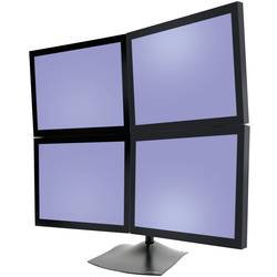 Ergotron DS100 Monitor-Standfuß 4 Display(s) 25,4 cm (10) - 61 cm (24) Schwarz Rotierbar 33-324-200