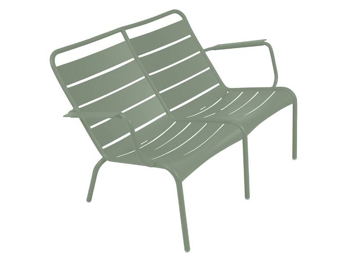 Tiefer Sessel Duo, Aluminium, 86×119×72 cm, Ergonomisch, Luxembourg, Fermob