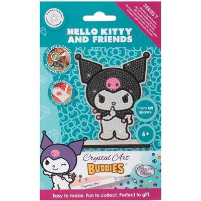 Craft Buddy CAFGR-33HKU089 - Crystal Art Buddies, Hello Kitty and Friends, Kuromi, Diamant-Malerei-Set