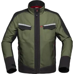 Bundjacke "50172" Attitude - L - grün/dunkelgrau