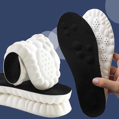3 Paar revolutionäre orthopädische Einlegesohlen mit 4D-Cloud-Technologie, superweich, ultrakomfortable Einlegesohlen, 4D-Sportschuh-Einlegesohlen, Akupunktmassage-Einlegesohle für den