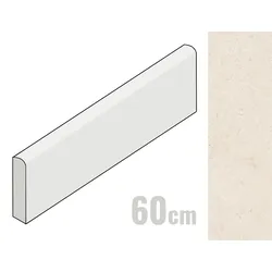 Marazzi Caracter Blanco 8x60 cm Sockel Matt Eben Naturale