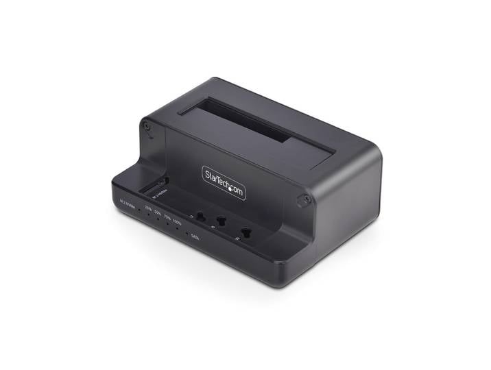 StarTech.com Duplicateur de Disque M.2 NVMe vers 2,5/3,5 » SATA, Clonage/Dock de Disque SSD Autonome à Deux Baies, NVMe vers SATA / SATA vers NVMe Bid