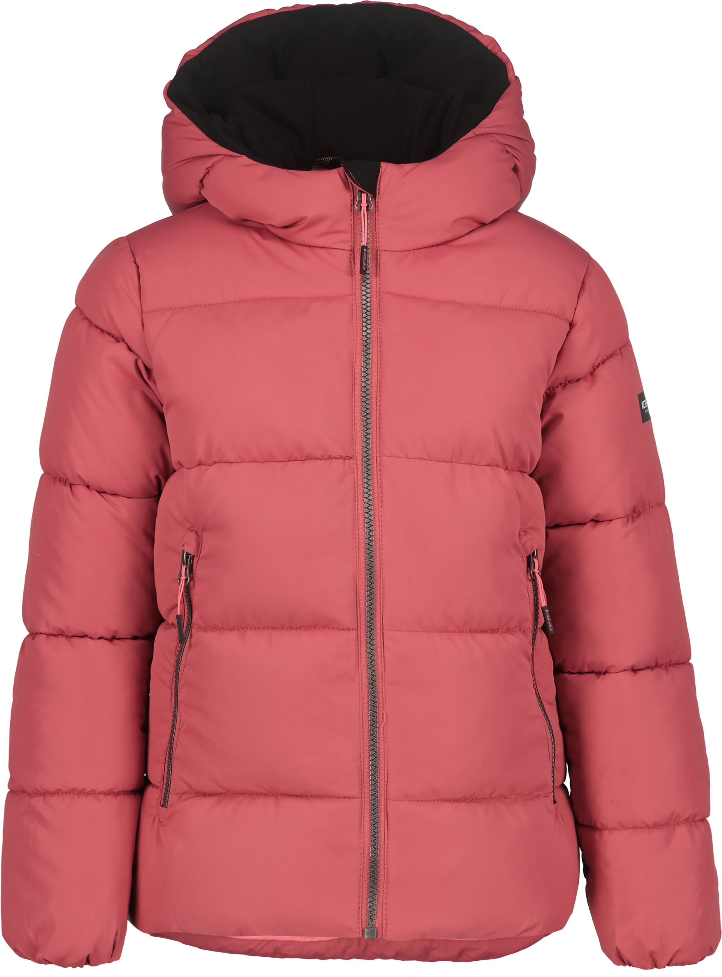 Steppjacke ICEPEAK "KENOVA JR", Mädchen, Gr. 176, pink (raspberry), Obermaterial: 100% Polyester, Jacken Steppjacke, wasserabweisend, winddicht, leicht, aus Polyester raspberry 176