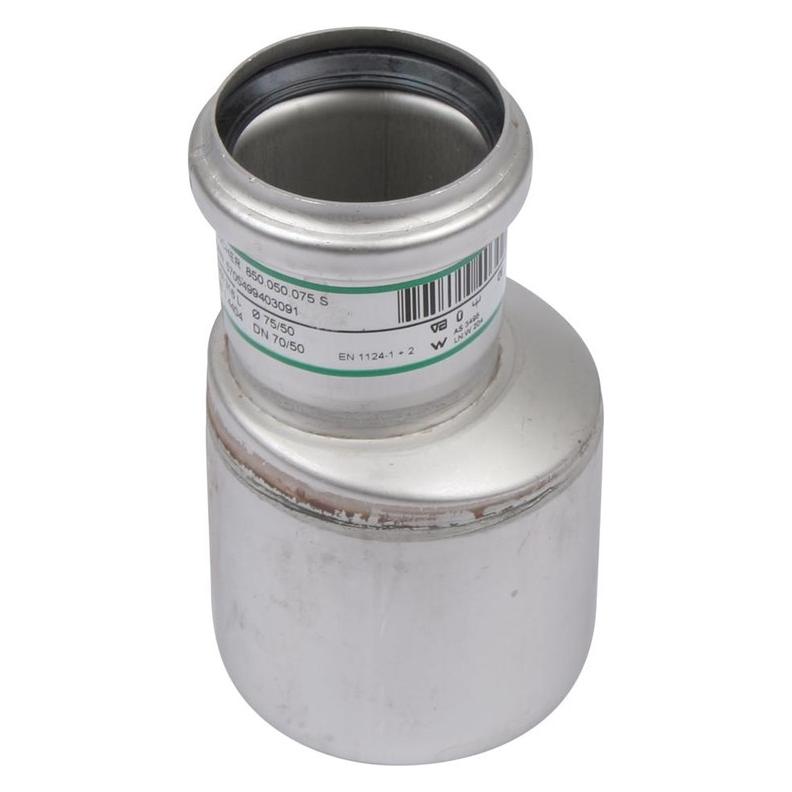 Blücher rot.75 - 50mm m.O-ring - RF AISI 304.Alm RF stål (850.050.075)