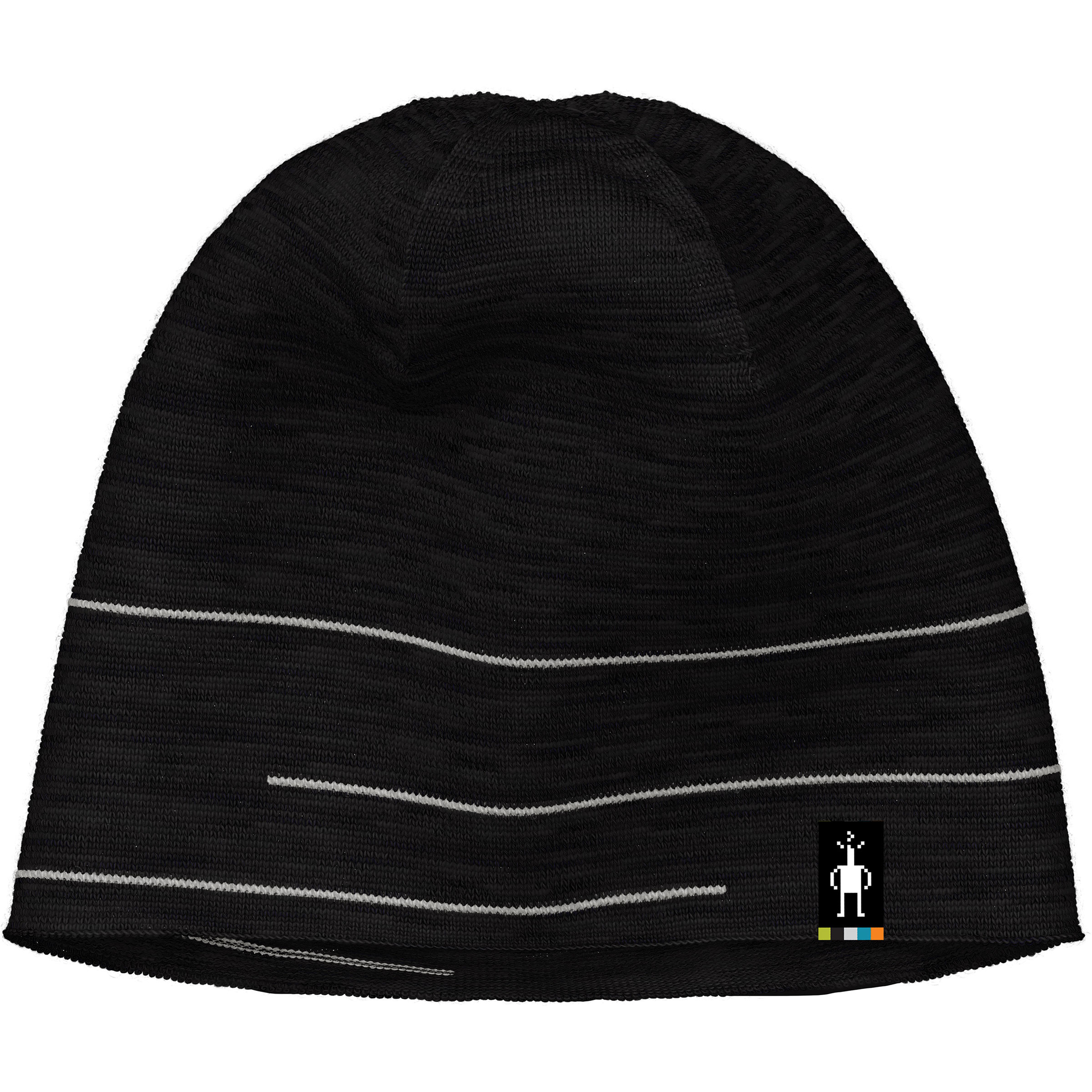 Smartwool Reflective Lid Herren Mützen & Beanies schwarz Laufen | Langlauf Klassik | Langlauf Skating Schnell trocknend Merinowolle