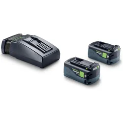 Festool, Werkzeugakku + Ladegerät, Energie-Set 18V 2xHP5,0/TCL6 (18 V)