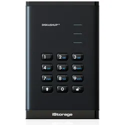 iStorage diskAshur3 HDD 2TB - Black (2 TB), Externe Festplatte, Schwarz