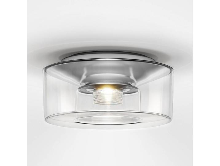 Serien Lighting Designer Deckenlampe Curling M, dimmbar, klar / transparent, für Wohn- / Esszimmer, Kunststoff, Modern, Deckenlampe