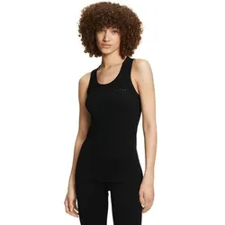 FALKE Damen Tanktop Wool-Tech Light, Größe M in Schwarz Schwarz