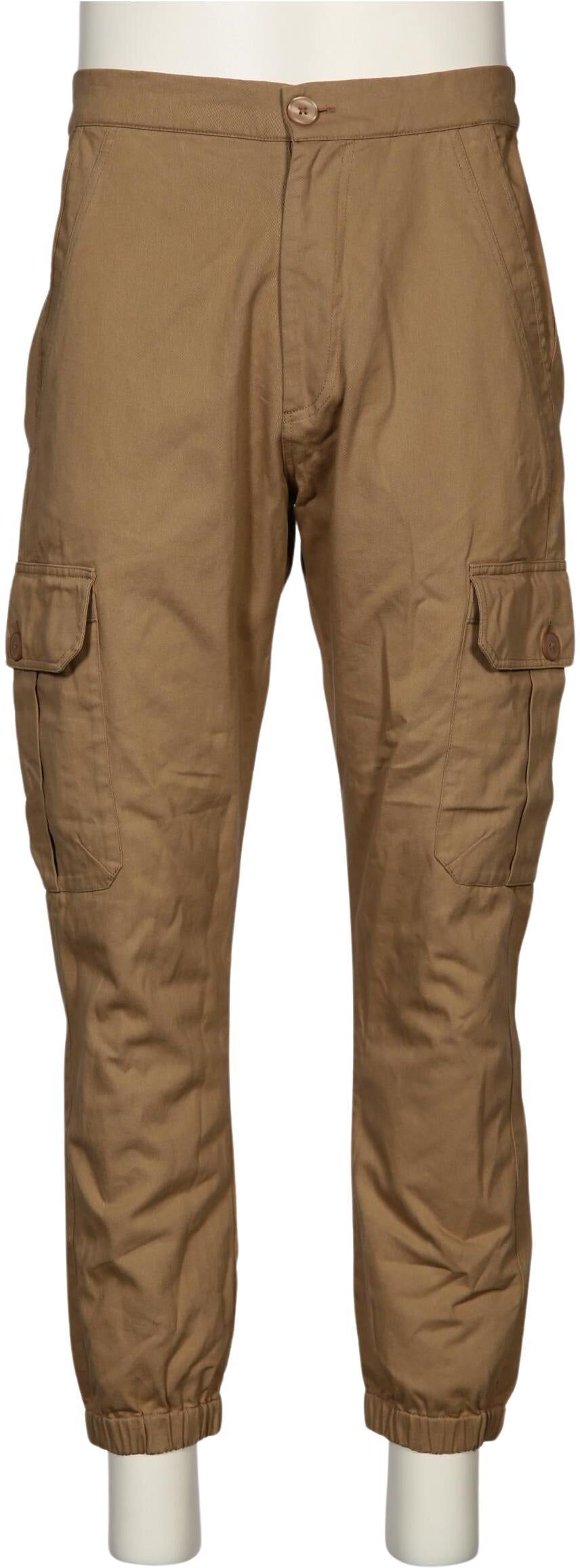 About you Herren Stoffhose, Braun, Gr. W31, Baumwolle - Second Hand