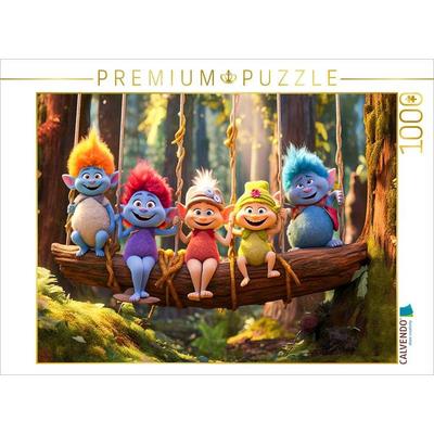 CALVENDO Puzzle ... wir schaukeln | 1000 Teile Lege-Größe 64x48cm Foto-Puzzle für glückliche Stunden