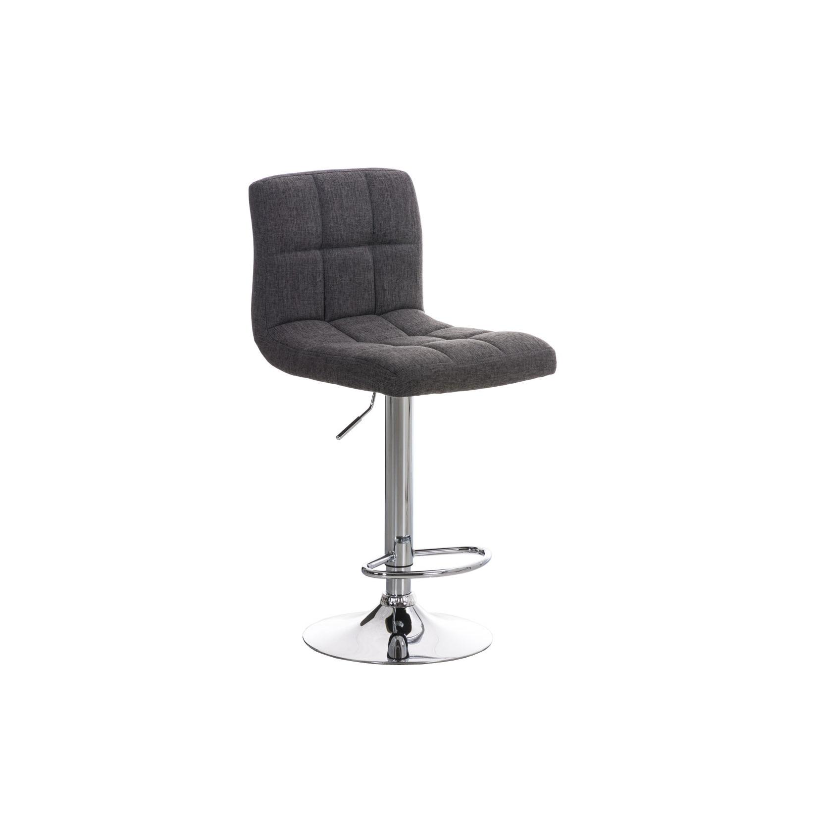 CLP Barhocker Peru STOFF C Farbe: hellgrau