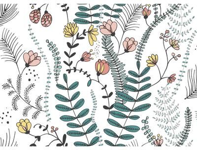 Roommates Finlayson Green & Pink Verso Peel and Stick Wallpaper